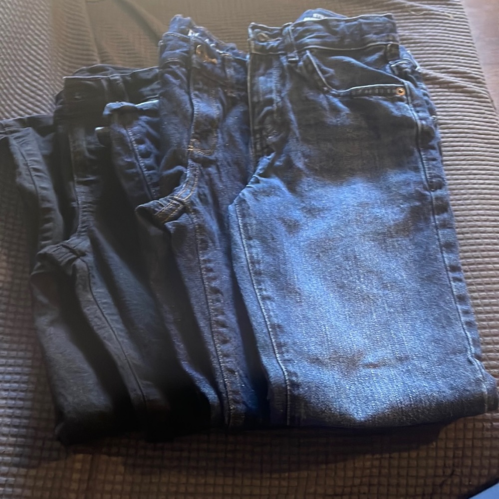 Bundle of boys jeans